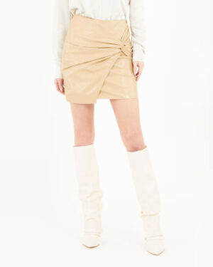 GUESS FALDA EFECTO PIEL