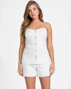 GUESS CORSET ISABEAU BLANCO